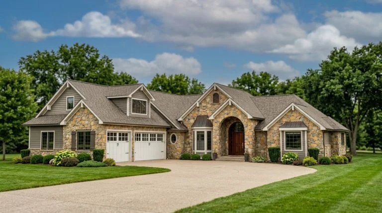 CHD-1536 Country House Plan – Front Elevation