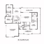 CHD-1537 Country House Plan – Main Floor Plan