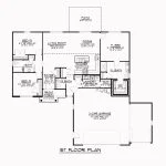 CHD-1538 Country House Plan – Main Floor Plan