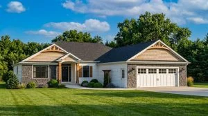 CHD-1539 Country House Plan – Front Elevation