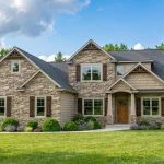 CHD-1540 Colonial House Plan – Front Elevation