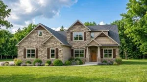 CHD-1540 Colonial House Plan – Front Elevation