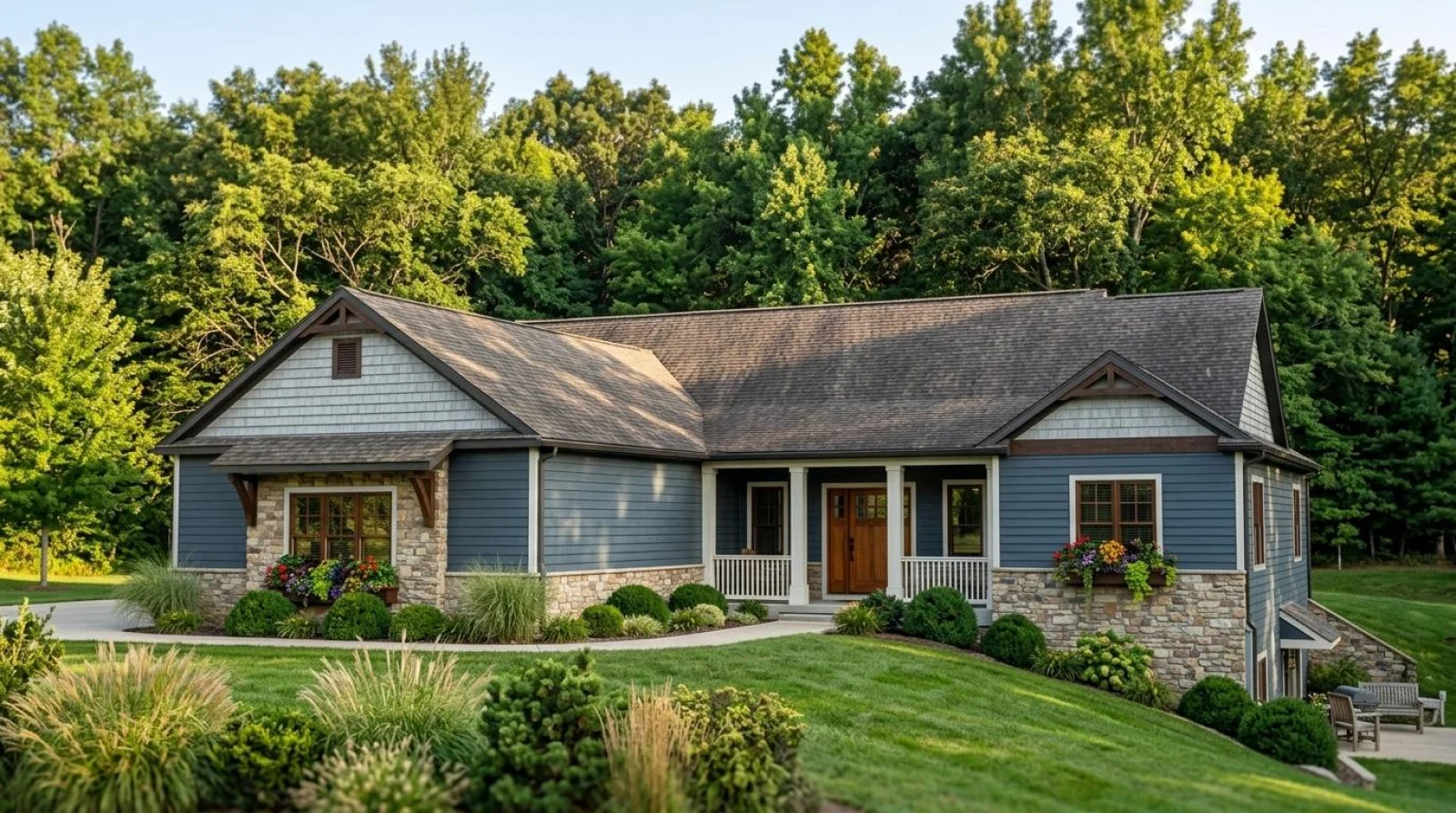 CHD-1544 Country House Plan – Front Elevation