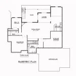 CHD-1548 Country House Plan – Basement Floor Plan