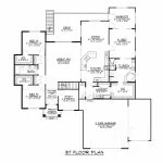 CHD-1548 Country House Plan – Main Floor Plan