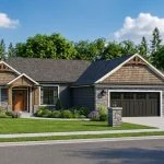 CHD-1548 Country House Plan – Front Elevation