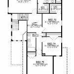 CHD-1550 Beach House Plan – Second Floor Plan