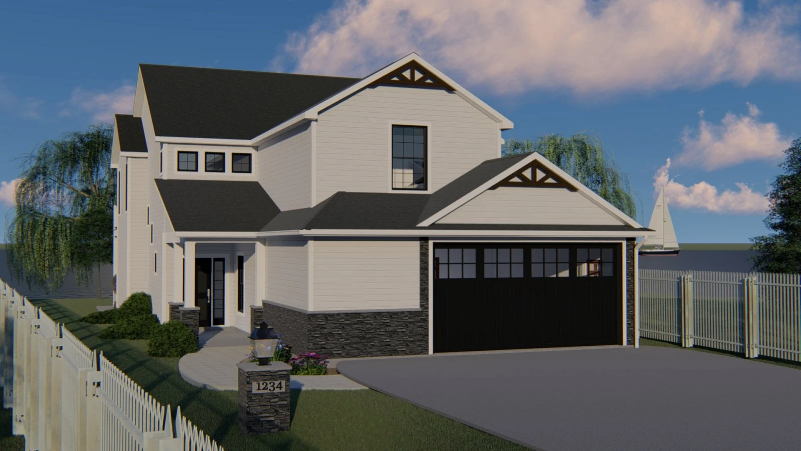 CHD-1550 Beach House Plan – Photo 2
