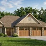 CHD-1555 Country House Plan – Front Elevation