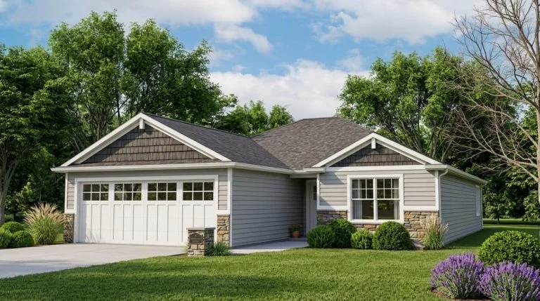 CHD-1560 Country House Plan – Front Elevation