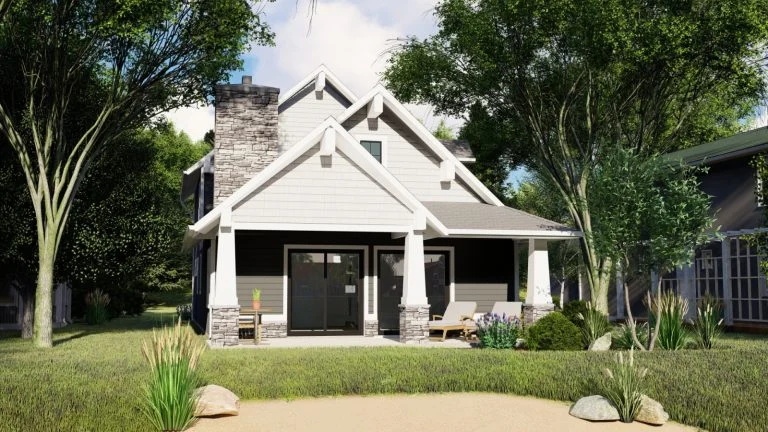 CHD-1561 Beach House Plan – Photo 2