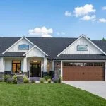 CHD-1562 Country House Plan – Front Elevation
