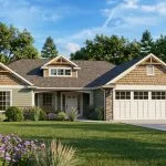 CHD-1583 Country House Plan – Front Elevation