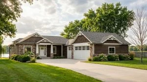 CHD-1589 Beach House Plan – Front Elevation