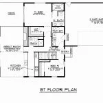 CHD-1591 Beach House Plan – First Floor Plan