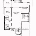 CHD-1592 Beach House Plan – Basement Floor Plan