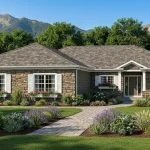 CHD-16100 Country House Plan – Front Elevation