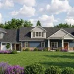 CHD-16116 Cottage House Plan – Front Elevation