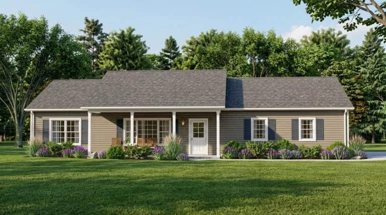 CHD-16118 Cottage House Plan – Front Elevation