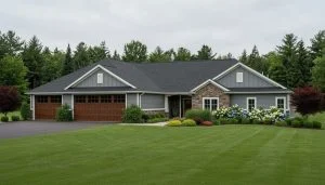 CHD-16121 Contemporary House Plan – Front Elevation