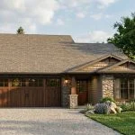 CHD-16122 Cottage House Plan – Front Elevation