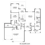 CHD-1618 Country House Plan – Main Floor Plan