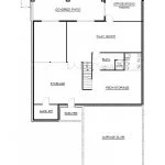 CHD-1638 Beach House Plan – Basement Floor Plan