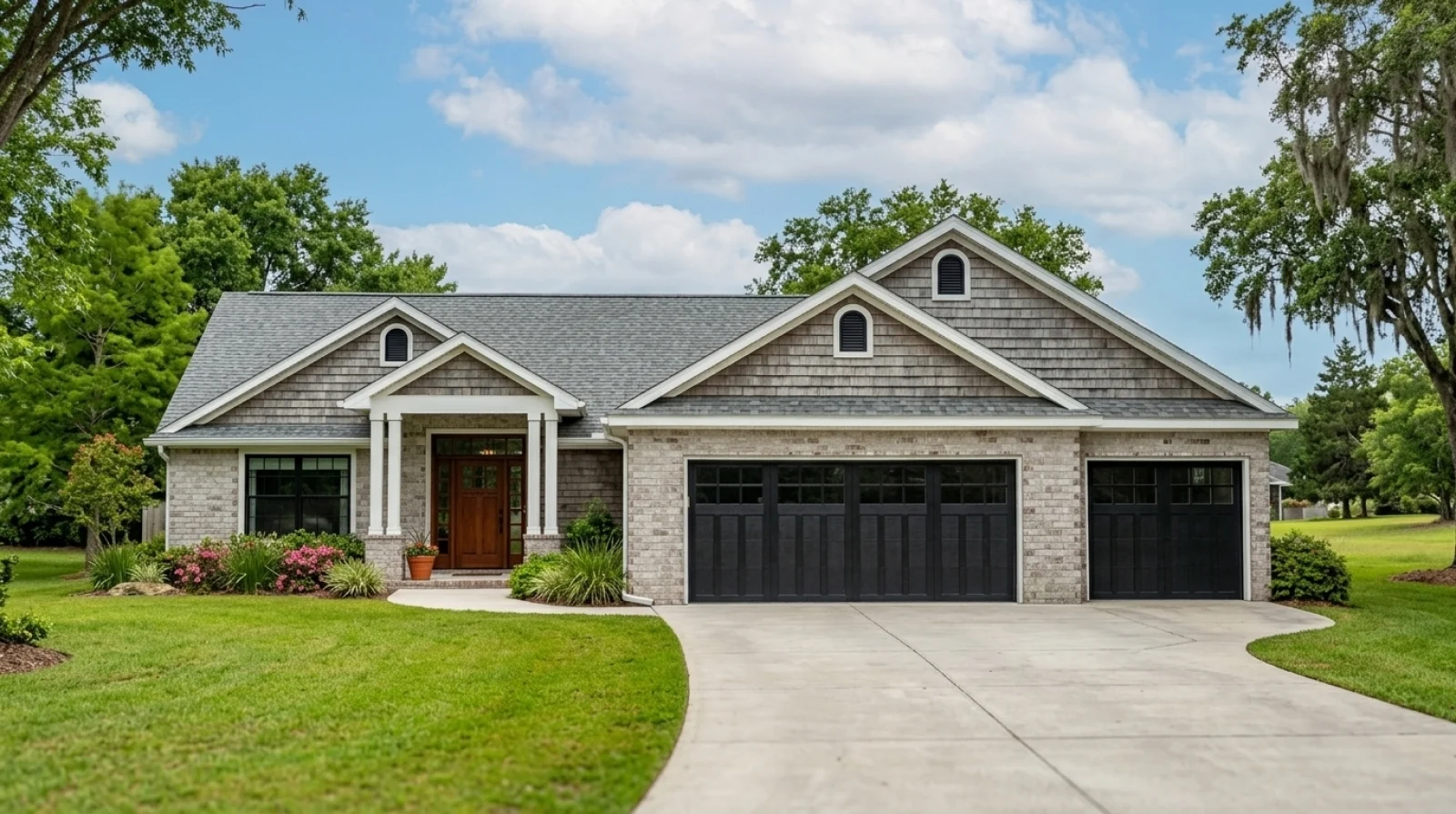 CHD-1639 Colonial House Plan – Front Elevation