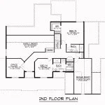CHD-1647 Country House Plan – Second Floor Plan