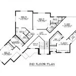 CHD-1651 Beach House Plan – Second Floor Plan