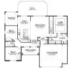 CHD-1652 Country House Plan – Basement Floor Plan