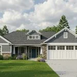 CHD-1652 Country House Plan – Front Elevation