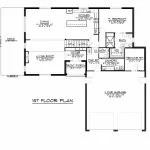 CHD-1657 Country House Plan – First Floor Plan