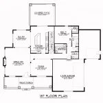 CHD-1662 Cottage House Plan – First Floor Plan