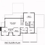 CHD-1662 Cottage House Plan – Second Floor Plan