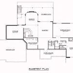 CHD-1663 Cottage House Plan – Basement Floor Plan