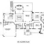 CHD-1663 Cottage House Plan – Main Floor Plan