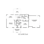 CHD-1665 Colonial House Plan – First Floor Plan