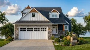 CHD-1668 Beach House Plan – Front Elevation