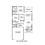 CHD-1669 Craftsmen House Plan – Main Floor Plan