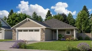 CHD-1669 Craftsmen House Plan – Front Elevation