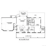 CHD-1682 Country House Plan – Main Floor Plan
