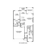 CHD-1696 Country House Plan – Main Floor Plan