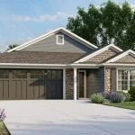 CHD-1696 Country House Plan – Front Elevation