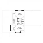 CHD-1701 Cottage House Plan – Second Floor Plan