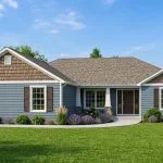 CHD-1709 Cottage House Plan – Front Elevation