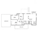 CHD-17109 Country House Plan – Basement Floor Plan