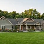 CHD-17109 Country House Plan – Front Elevation