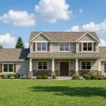 CHD-17118 Cottage House Plan – Front Elevation