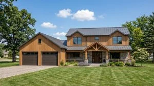 CHD-17122 Country House Plan – Front Elevation